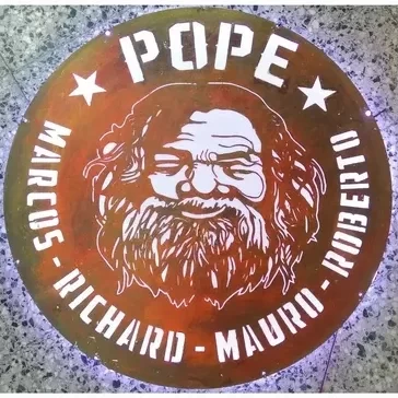 Cartel Chapa Calada Luminoso Led | MercadoLibre